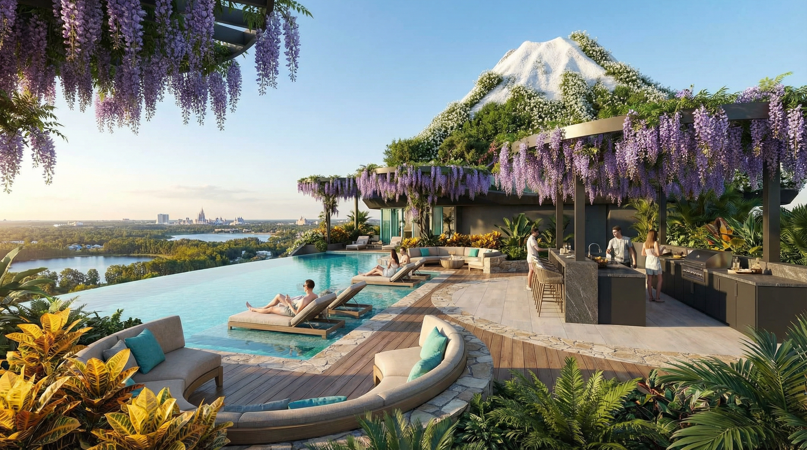 Rooftop amenities