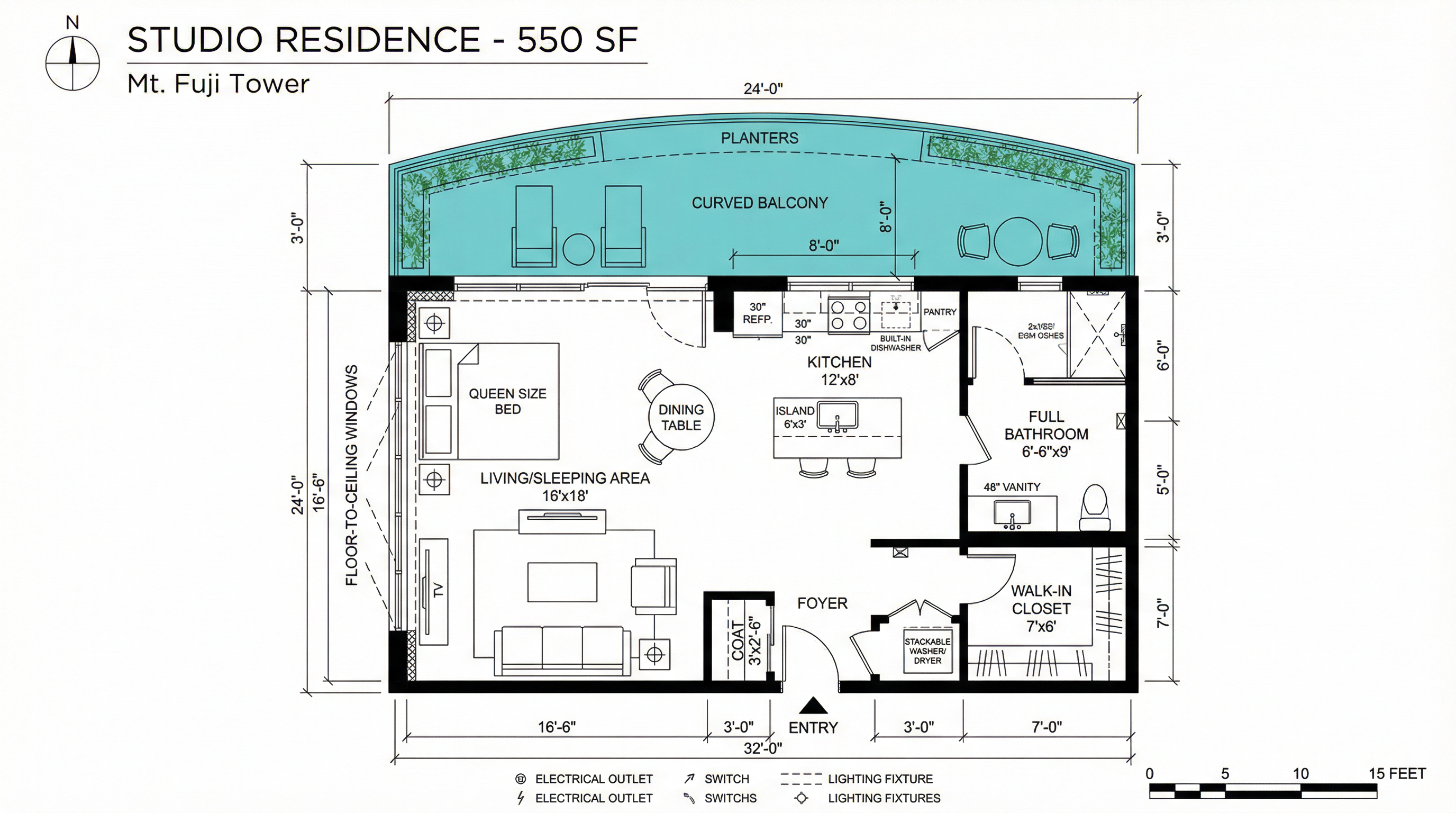 Studio floor plan